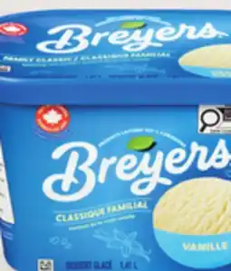 IGA BREYERS CLASSIQUE FAMILIAL FROZEN TREATS offer