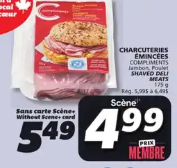 IGA COMPLIMENTS SHAVED DELI MEATS offer