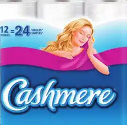 IGA CASHMERE PAPER TOWELS, FACIAL TISSUES OR BATHROOM TISSUE offer