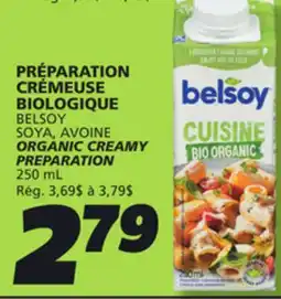 IGA BELSOY SOYA, AVOINE ORGANIC CREAMY PREPARATION offer