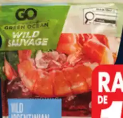 IGA GREEN OCEAN FROZEN RAW ARGENTINIAN SHRIMP offer