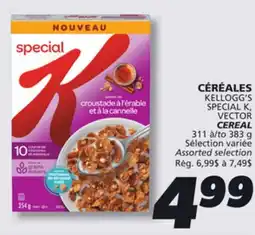 IGA KELLOGG'S SPECIAL K CEREAL offer