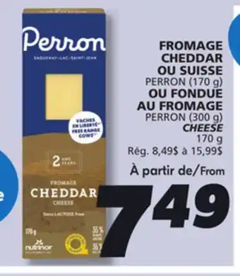 IGA PERRON CHEESE offer