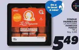 IGA LA PAYSANNE PARMESAN FONDUE offer
