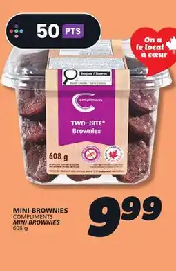 IGA COMPLIMENTS MINI BROWNIES offer
