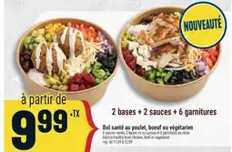 Marché Adonis BOL SANTÉ AU POULET, BOEUF OU VÉGÉTARIEN ADONIS | ADONIS HEALTHY BOWL CHICKEN, BEEF OR VEGETARIAN offer