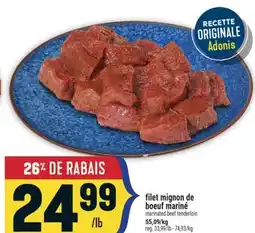 Marché Adonis FILET MIGNON DE BOEUF MARINÉ | MARINATED BEEF TENDERLOIN offer
