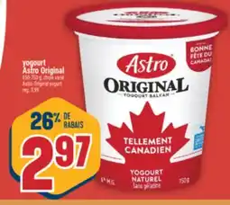 Marché Adonis YOGOURT ASTRO ORIGINAL | ASTRO ORIGINAL YOGURT offer