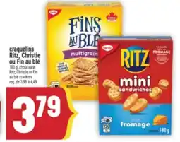 Marché Adonis CRAQUELINS RITZ, CHRISTIE OU FIN AU BLÉ | RITZ, CHRISTIE OR FIN AU BLÉ CRACKERS offer
