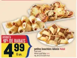 Marché Adonis PETITES BOUCHÉES ADONIS HALAL | ADONIS SMALL BITES HALAL offer