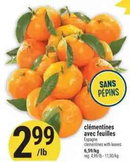 Marché Adonis CLÉMENTINES AVEC FEUILLES | CLEMENTINES WITH LEAVES offer