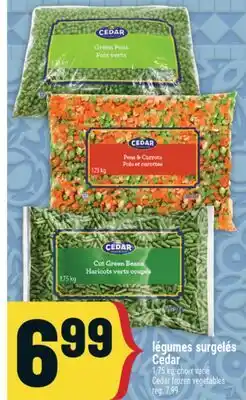 Marché Adonis LÉGUMES SURGELÉS CEDAR | CEDAR FROZEN VEGETABLES offer