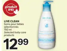 Brunet LIVE CLEAN Soins pour bébés sélectionnés offer