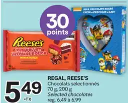 Brunet REGAL, REESE'S Chocolats sélectionnés offer