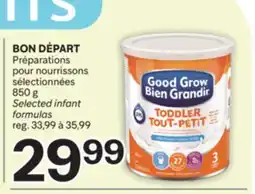 Brunet BON DÉPART Préparations pour nourrissons sélectionnées offer
