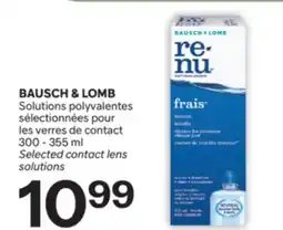 Brunet BAUSCH & LOMB Solutions polyvalentes sélectionnées pour les verres de contact offer