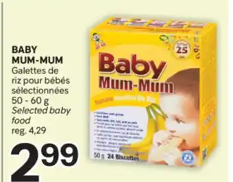 Brunet BABY MUM-MUM Galettes de riz pour bébés sélectionnées offer