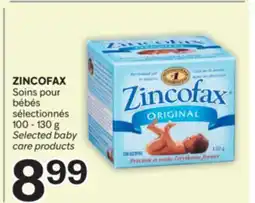 Brunet ZINCOFAX Soins pour bébés sélectionnés offer