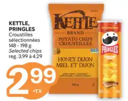 Brunet KETTLE, PRINGLES Croustilles sélectionnées offer