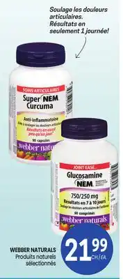 Uniprix WEBBER NATURALS Produits naturels sélectionnés offer