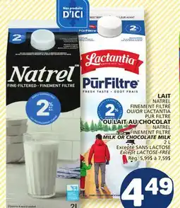 Marché Bonichoix NATREL OR LACTANTIA MILK OR CHOCOLATE MILK offer