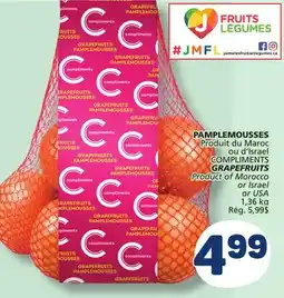 Marché Bonichoix COMPLIMENTS GRAPEFRUITS offer