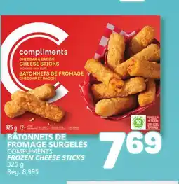 Marché Bonichoix COMPLIMENTS FROZEN CHEESE STICKS offer