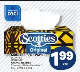 Marché Bonichoix SCOTTIES ORIGINAL FACIAL TISSUES offer
