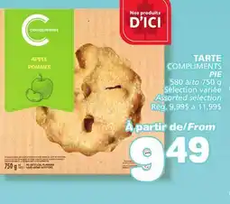 Marché Bonichoix COMPLIMENTS PIE offer