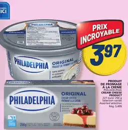 Marché Bonichoix PHILADELPHIA CREAM CHEESE PRODUCT offer