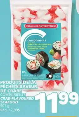 Marché Bonichoix COMPLIMENTS CRAB-FLAVOURED SEAFOOD offer