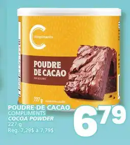Marché Bonichoix COMPLIMENTS COCOA POWDER offer