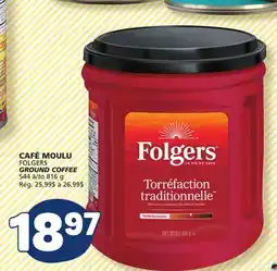 Marché Bonichoix FOLGERS GROUND COFFEE offer