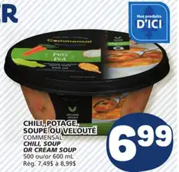 Marché Bonichoix COMMENSAL CHILI, SOUP OR CREAM SOUP offer