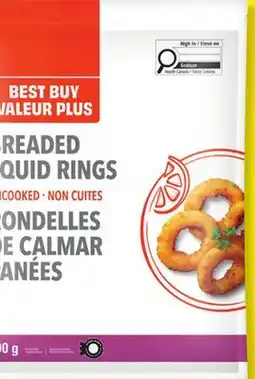 Marché Bonichoix VALEUR PLUS FROZEN BREADED SQUID RINGS offer