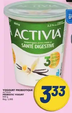 Marché Bonichoix ACTIVIA PROBIOTIC YOGURT offer