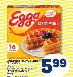 Marché Bonichoix KELLOGG'S EGGO FROZEN WAFFLES offer