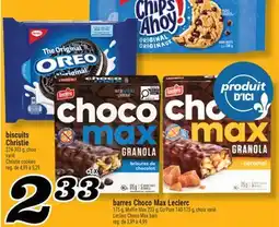 Marché Richelieu BARRES CHOCO MAX LECLERC | LECLERC CHOCO MAX BARS offer