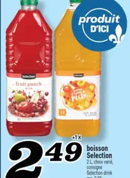Marché Richelieu BOISSON SELECTION | SELECTION DRINK offer