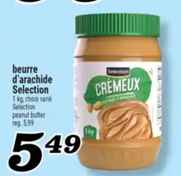 Marché Richelieu BEURRE D'ARACHIDE SELECTION | SELECTION PEANUT BUTTER offer