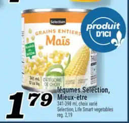 Marché Richelieu LÉGUMES SELECTION, MIEUX-ÊTRE | SELECTION, LIFE SMART VEGETABLES offer