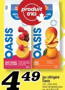 Marché Richelieu JUS RÉFRIGÉRÉ OASIS | OASIS REFRIGERATED JUICE offer