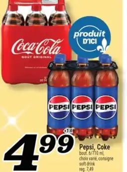 Marché Richelieu PEPSI, COKE SOFT DRINK offer