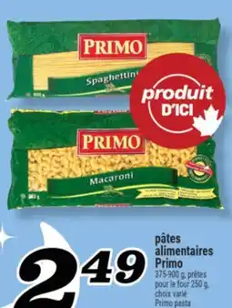 Marché Richelieu pâtes alimentaires Primo offer