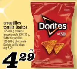 Marché Richelieu CROUSTILLES TORTILLA DORITOS | DORITOS TORTILLA CHIPS offer