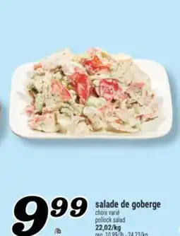 Marché Richelieu SALADE DE GOBERGE | POLLOCK SALAD offer