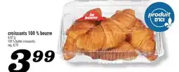 Marché Richelieu CROISSANTS 100 % BEURRE | 100% BUTTER CROISSANTS offer