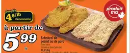 Marché Richelieu SCHNITZEL DE POULET OU DE PORC | CHICKEN OR PORK SCHNITZEL offer