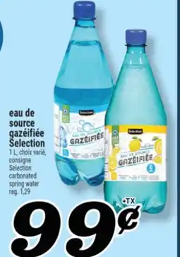 Marché Richelieu EAU DE SOURCE GAZÉIFIÉE SELECTION | SELECTION CARBONATED SPRING WATER offer