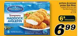 Marché Richelieu PORTIONS DE POISSON PANÉES BLUE WATER | BLUE WATER BREADED FISH PORTIONS offer